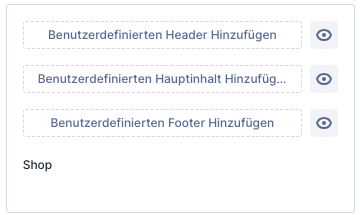 Neue Vorlagenkarte Shop im Divi Theme Builder