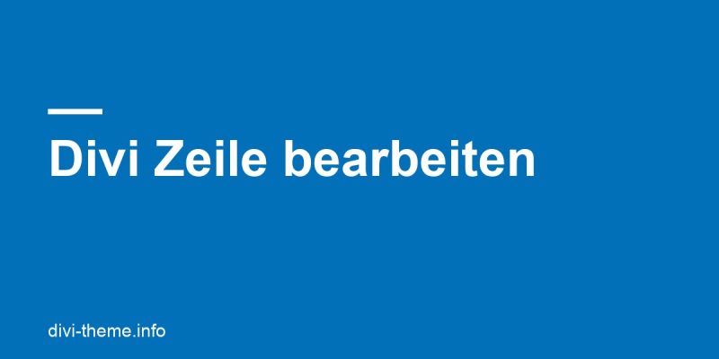 Zeilen in Divi 5: einfügen, einfärben, Breite und Abstände